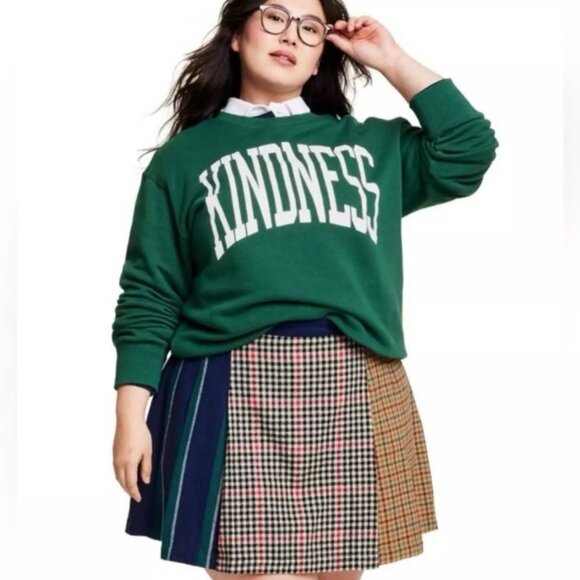 Rowing Blazers Dresses & Skirts - NWT Rowing Blazers x Target Plaid Tartan Mini Skirt Size 17 Navy Preppy